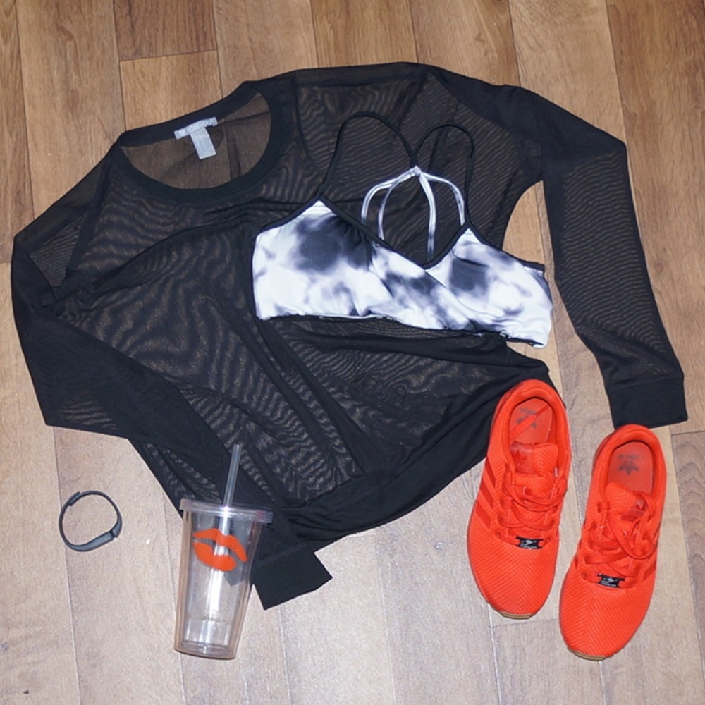 Active Sheer Mesh Top